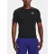 Cămașă de compresie pentru bărbați UNDER ARMOUR HG ARMOUR COMP SS 1361518-001 NEGRU