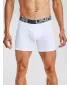 Boxeri pentru bărbați UNDER ARMOUR CHARGED COTTON 6IN 3 PACK 1363617-100 ALB