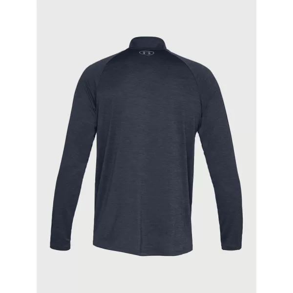  Tricou pentru bărbați UNDER ARMOUR TECH 2.0 1/2 ZIP 1328495-409 ALBASTRU 