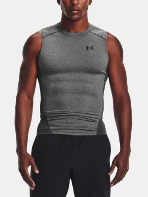 Maieu de compresie pentru bărbați UNDER ARMOUR HG ARMOUR COMP SL 1361522-090 GRI