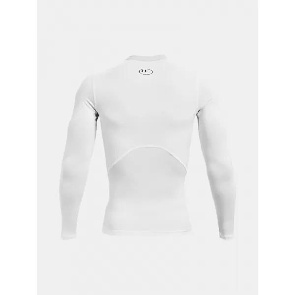  Cămașă de compresie pentru bărbați UNDER ARMOUR HG ARMOUR COMP LS 1361524-100 ALB 