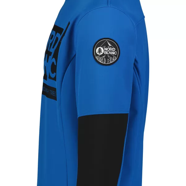  Jachetă softshell pentru bărbați NORDBLANC DECOMPONATE NBSSM7644 ALBASTRU 