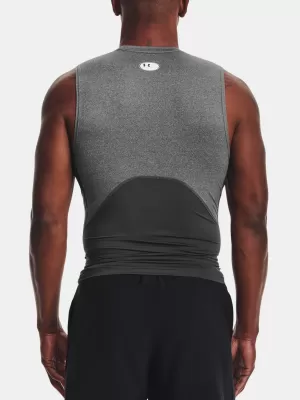 Maieu de compresie pentru bărbați UNDER ARMOUR HG ARMOUR COMP SL 1361522-090 GRI