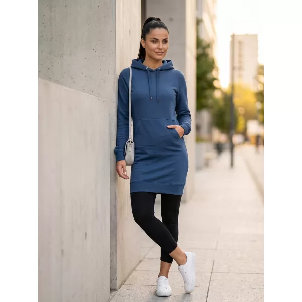  Hanorac prelungit dama MALFINI SNAP 419 ALBASTRU MIEZUL NOPȚII 