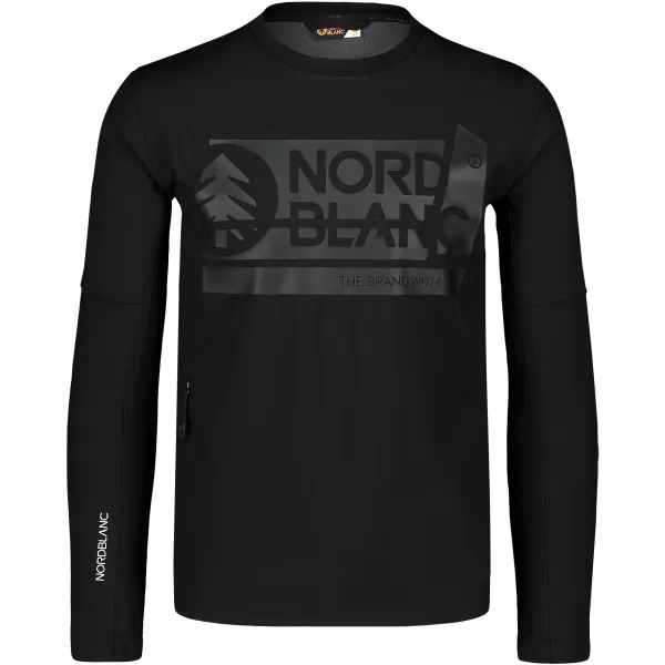  Jachetă softshell pentru bărbați NORDBLANC DECOMPONATE NBSSM7644 NEGRU DE CRISTAL 