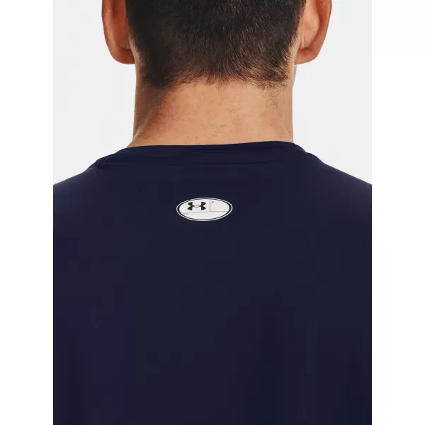  Tricou pentru bărbați UNDER ARMOUR HG ARMOUR FITTED SS 1361683-410 ALBASTRU 