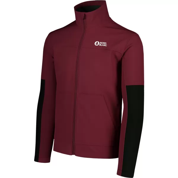  Jachetă softshell pentru bărbați NORDBLANC ENDEAVOR NBSSM7645 BURGUNDIA 