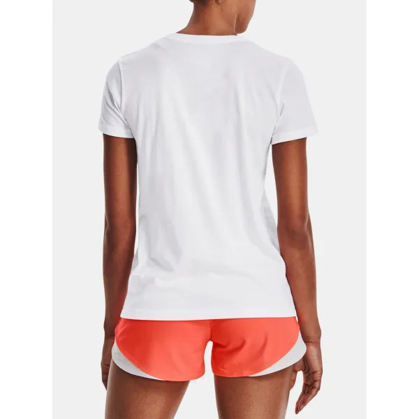  Tricou de dama UNDER ARMOUR UA SPORTSTYLE LOGO SS 1356305-107 ALB 