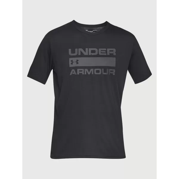  Tricou pentru bărbați UNDER ARMOUR TEAM ISSUE WORDMARK SS 1329582-001 NEGRU 