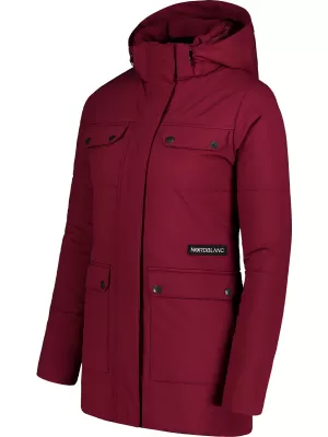 Palton de iarnă de damă NORDBLANC NIPPY NBWJL7726 BURGUNDIA