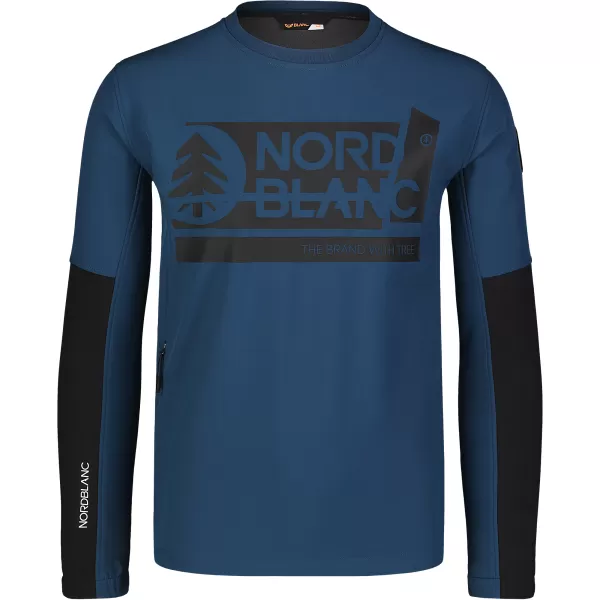  Jachetă softshell pentru bărbați NORDBLANC DECOMPONATE NBSSM7644 ALBASTRU ÎNCHIS 