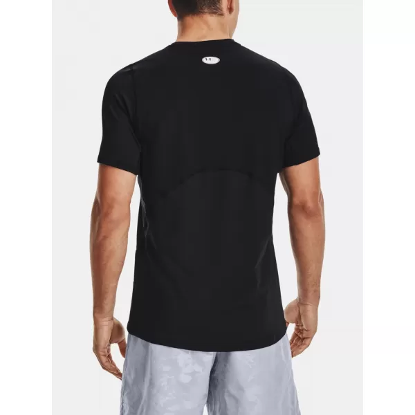  Tricou pentru bărbați UNDER ARMOUR HG ARMOUR FITTED SS 1361683-001 NEGRU 