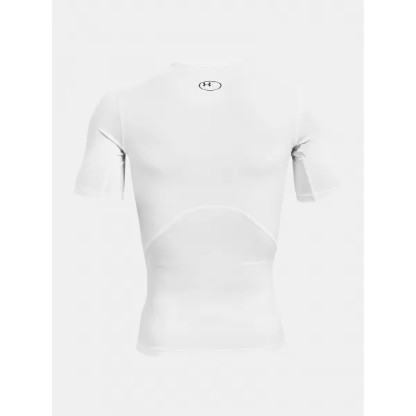  Cămașă de compresie pentru bărbați UNDER ARMOUR HG ARMOUR COMP SS 1361518-100 ALB 