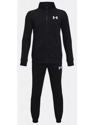 Trusa pentru baieti UNDER ARMOUR KNIT TRACK SUIT 1363290-001 NEGRU