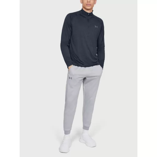  Tricou pentru bărbați UNDER ARMOUR TECH 2.0 1/2 ZIP 1328495-409 ALBASTRU 