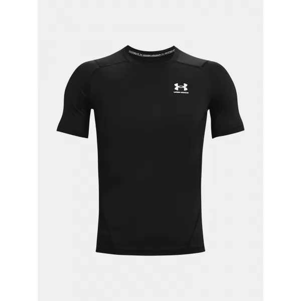  Cămașă de compresie pentru bărbați UNDER ARMOUR HG ARMOUR COMP SS 1361518-001 NEGRU 