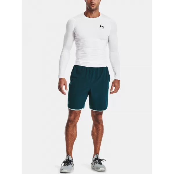  Cămașă de compresie pentru bărbați UNDER ARMOUR HG ARMOUR COMP LS 1361524-100 ALB 