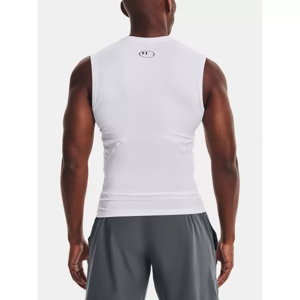  Maieu de compresie pentru bărbați UNDER ARMOUR HG ARMOUR COMP SL 1361522-100 ALB 