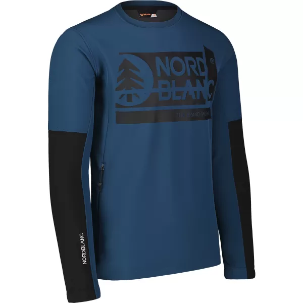  Jachetă softshell pentru bărbați NORDBLANC DECOMPONATE NBSSM7644 ALBASTRU ÎNCHIS 