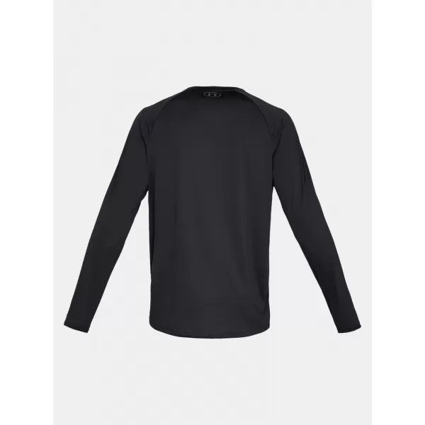  Tricou pentru bărbați UNDER ARMOUR TECH 2.0 LS 1328496-001 NEGRU 