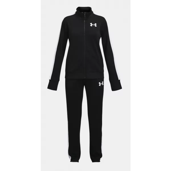  Trusa pentru fete UNDER ARMOUR EM KNIT TRACK SUIT 1363380-002 NEGRU 