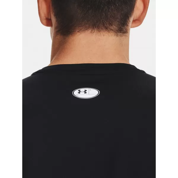  Tricou pentru bărbați UNDER ARMOUR HG ARMOUR FITTED SS 1361683-001 NEGRU 