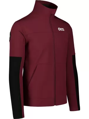Jachetă softshell pentru bărbați NORDBLANC ENDEAVOR NBSSM7645 BURGUNDIA
