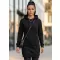Hanorac prelungit dama MALFINI SNAP 419 NEGRU