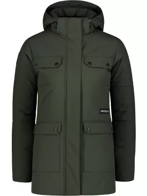 Palton de iarnă de damă NORDBLANC NIPPY NBWJL7726 VERDE ÎNCHIS