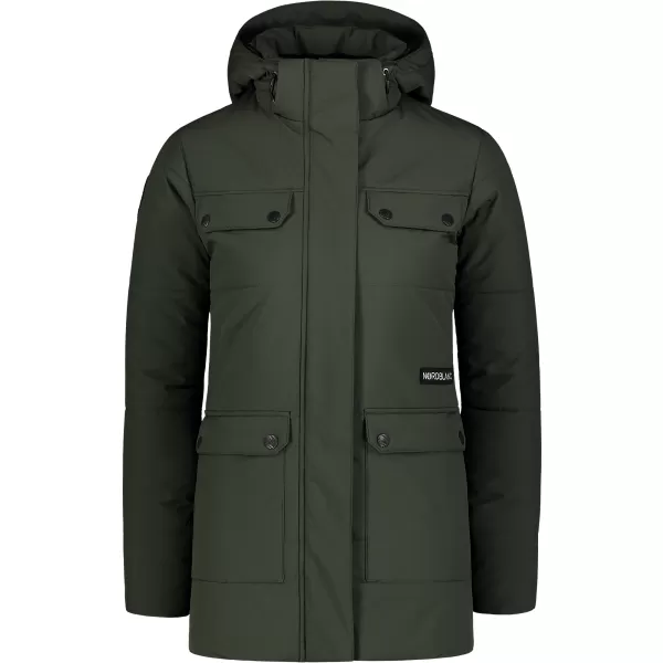  Palton de iarnă de damă NORDBLANC NIPPY NBWJL7726 VERDE ÎNCHIS 
