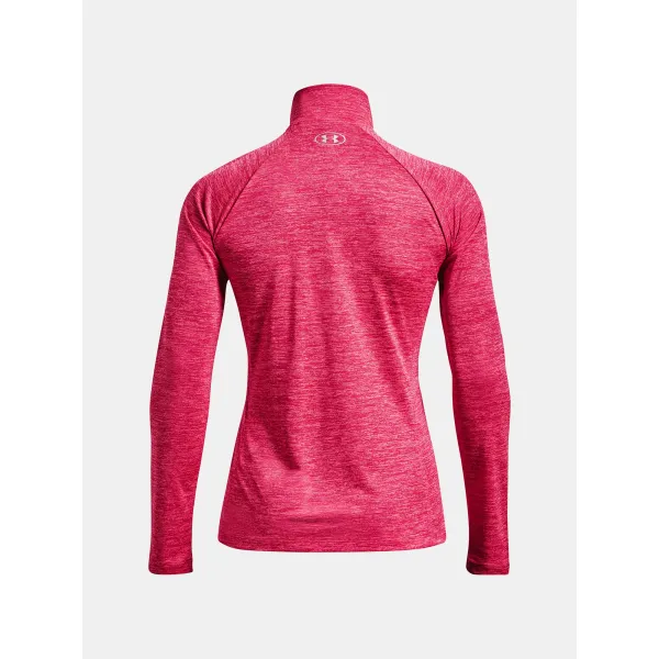  Tricou de dama UNDER ARMOUR TECH 1/2 ZIP - TWIST 1320128-975 ROZ 