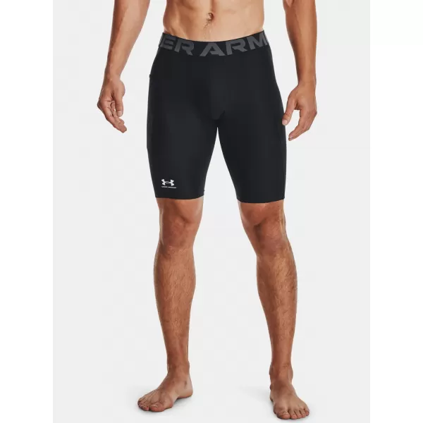  Pantaloni scurți de compresie pentru bărbați UNDER ARMOUR HG ARMOUR LNG SHORTS 1361602-001 NEGRU 
