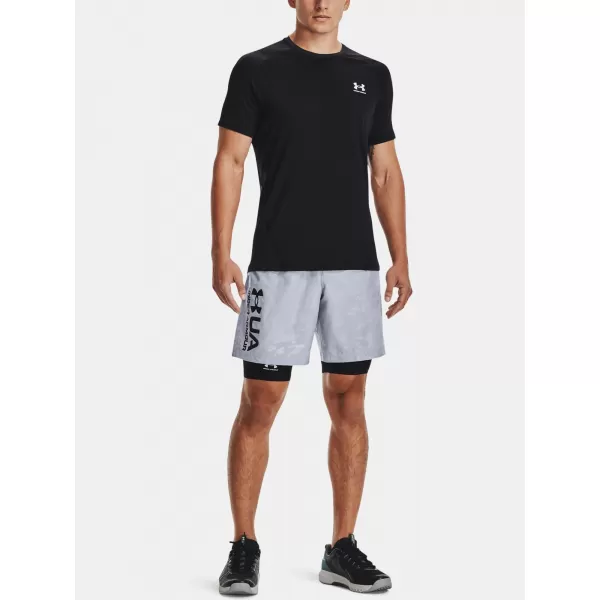  Tricou pentru bărbați UNDER ARMOUR HG ARMOUR FITTED SS 1361683-001 NEGRU 