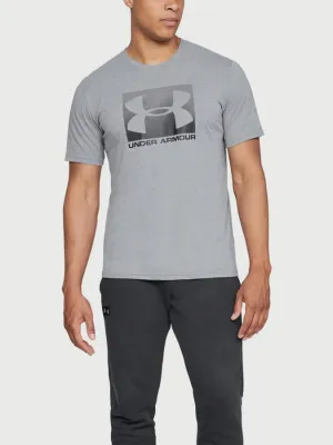 Tricou pentru bărbați UNDER ARMOUR BOXED SPORTSTYLE SS 1329581-035 GRI