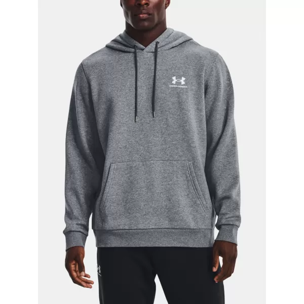  Hanorac pentru bărbați UNDER ARMOUR UA ESSENTIAL FLEECE HOODIE 1373880-012 GRI 