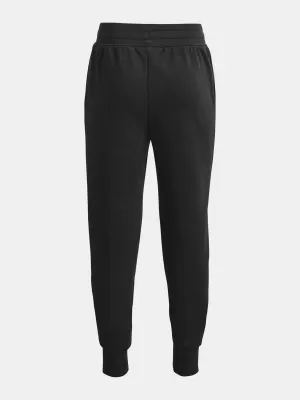 Pantaloni pentru fete UNDER ARMOUR RIVAL FLEECE LU JOGGERS 1373133-001 NEGRU