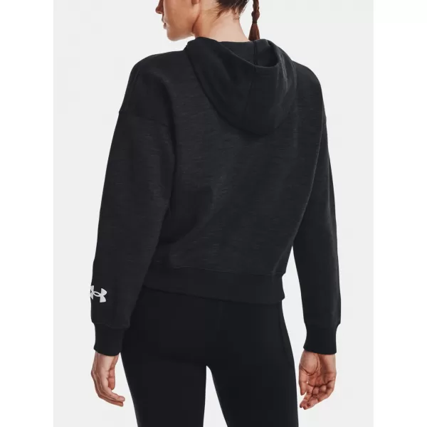 Hanorac de dama UNDER ARMOUR ESSENTIAL SCRIPT HOODIE 1374107-001 NEGRU 