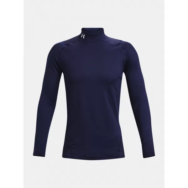  Tricou pentru bărbați UNDER ARMOUR UA CG ARMOUR FITTED MOCK 1366066-410 ALBASTRU 