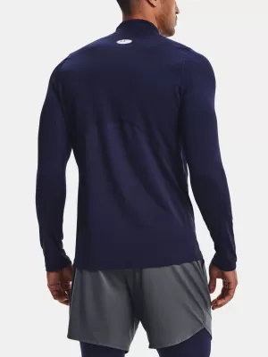 Tricou pentru bărbați UNDER ARMOUR UA CG ARMOUR FITTED MOCK 1366066-410 ALBASTRU