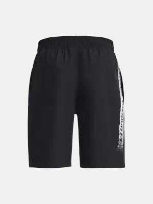 Pantaloni scurți pentru băieți UNDER ARMOUR UA WOVEN GRAPHIC SHORTS 1370178-003 NEGRU