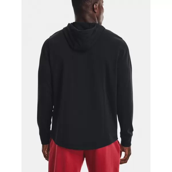  Hanorac pentru bărbați UNDER ARMOUR UA RIVAL TERRY LC HD 1370401-001 NEGRU 