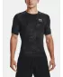Tricou pentru bărbați UNDER ARMOUR UA HG ARMOUR COMP PRINT SS 1370324-001 NEGRU