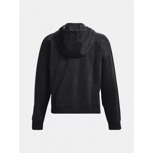  Hanorac de dama UNDER ARMOUR ESSENTIAL SCRIPT HOODIE 1374107-001 NEGRU 