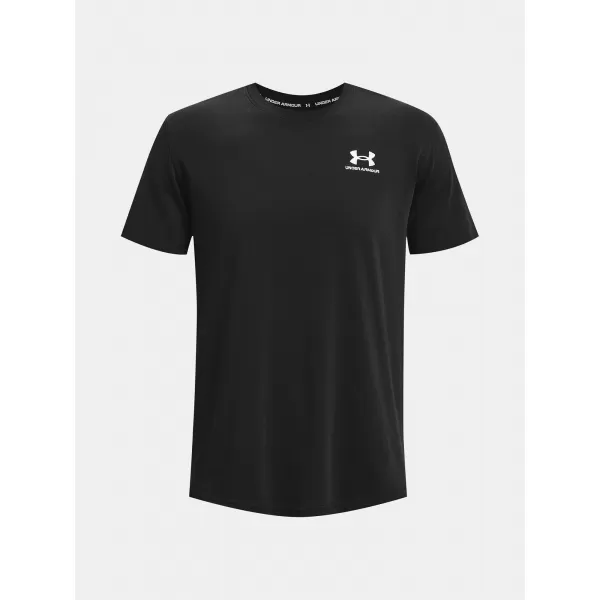  Tricou pentru bărbați UNDER ARMOUR UA LOGO EMB HEAVYWEIGHT SS 1373997-001 NEGRU 