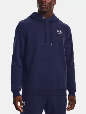 Hanorac pentru bărbați UNDER ARMOUR UA ESSENTIAL FLEECE HOODIE 1373880-410 ALBASTRU