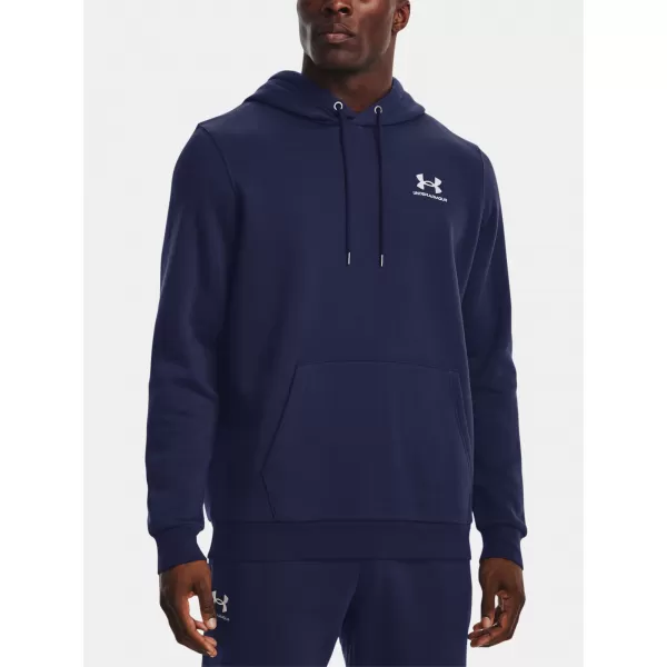  Hanorac pentru bărbați UNDER ARMOUR UA ESSENTIAL FLEECE HOODIE 1373880-410 ALBASTRU 