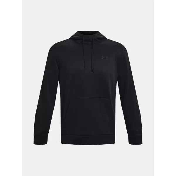  Hanorac pentru bărbați UNDER ARMOUR UA ARMOUR FLEECE HOODIE 1373353-001 NEGRU 