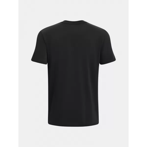  Tricou pentru bărbați UNDER ARMOUR UA LOGO EMB HEAVYWEIGHT SS 1373997-001 NEGRU 