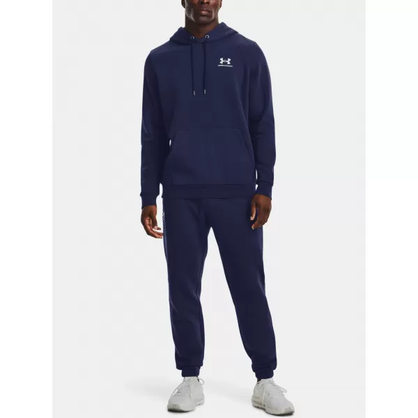  Hanorac pentru bărbați UNDER ARMOUR UA ESSENTIAL FLEECE HOODIE 1373880-410 ALBASTRU 