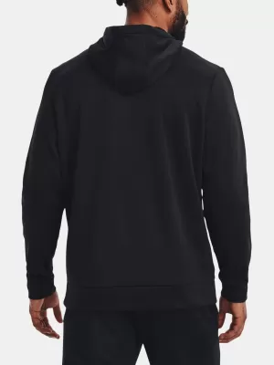 Hanorac pentru bărbați UNDER ARMOUR UA ARMOUR FLEECE HOODIE 1373353-001 NEGRU